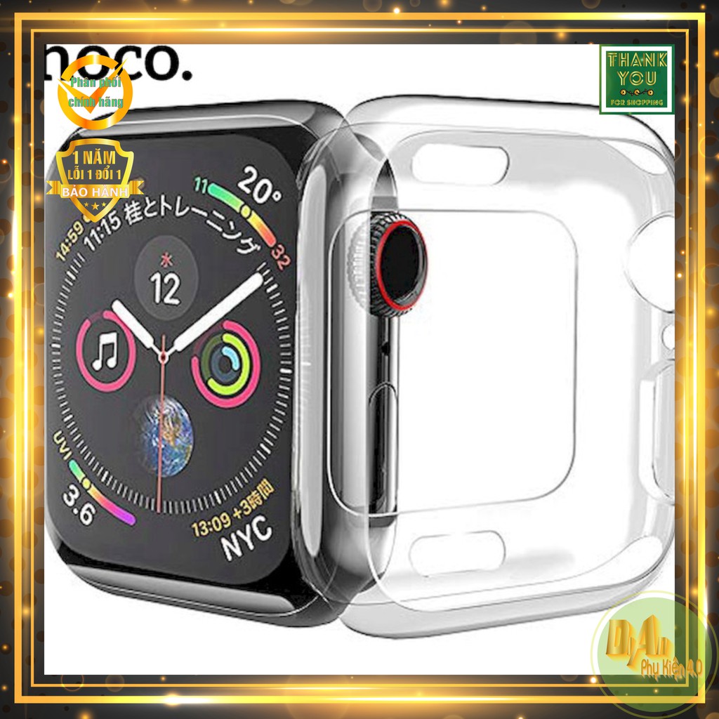 Ốp silicon HOCO mềm Bảo Vệ Toàn Diện cho Apple Watch Serier4