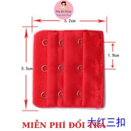 Móc Nới Rộng Áo Ngực Có Chun Cao Cấp (3 Móc) - Dây Nối Áo Ngực