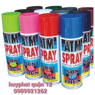 (sơn phun)sơn xịt atm spray/tv/win bán lẻ giá sỉ (hàng chính hãng)