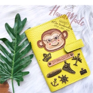 Vỏ hộ chiếu con khỉ - passport cover monkey