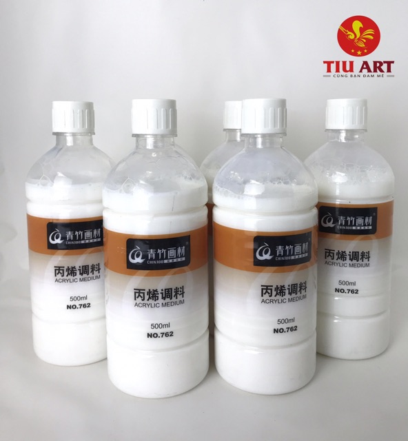 Dung môi pha loãng, tăng bóng Màu Acrylic 500ml