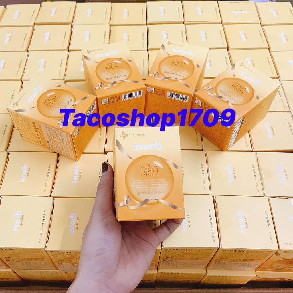 Viên uống cấp nước và collagen Innerb Aqua Rich có bill | Thế Giới Skin Care