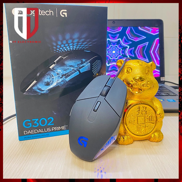 Chuột máy tính pc gaming có dây mouse logitech g302 chuột vi tính chuyên game