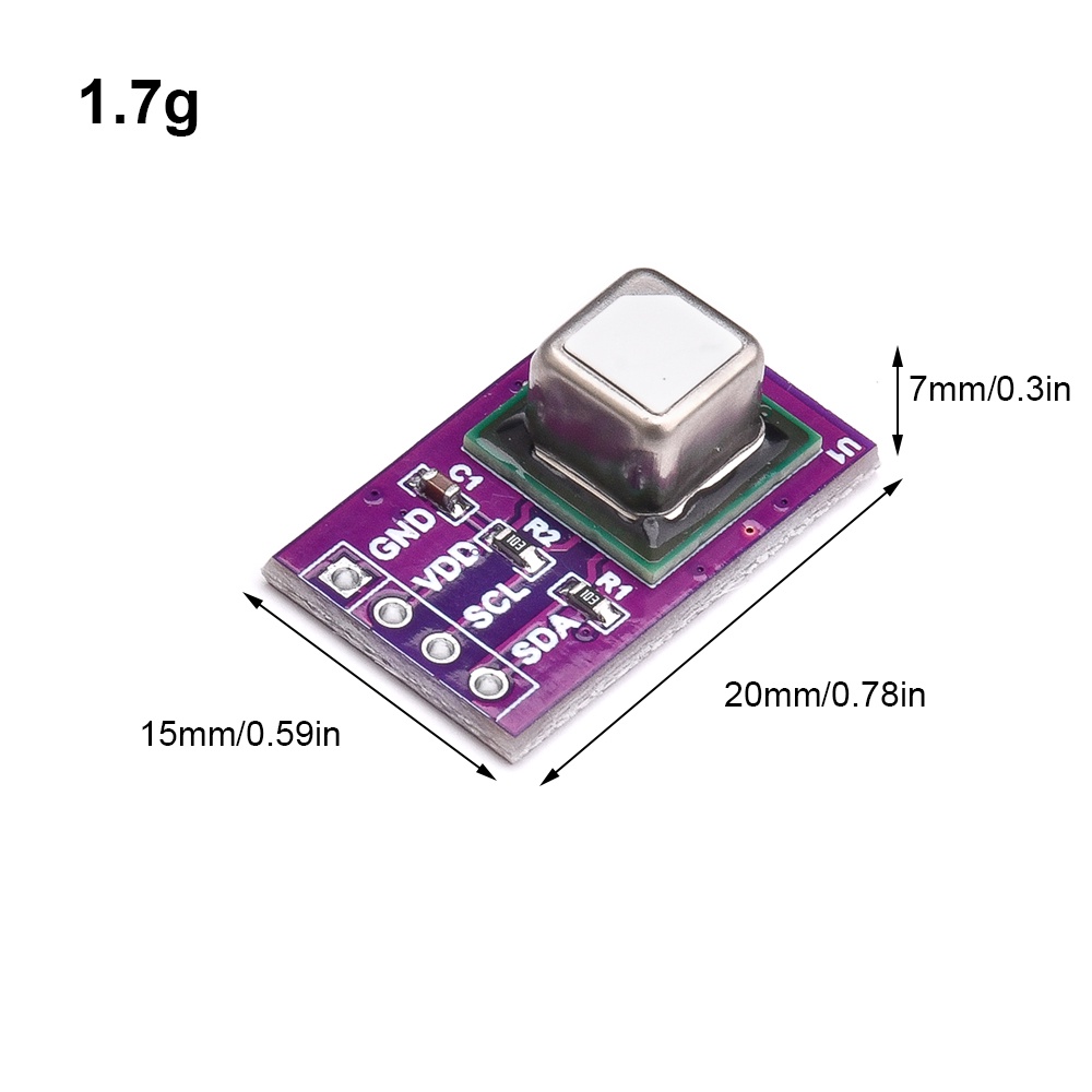 ZIQQUCU Mô-đun Cảm Biến Khí Gas SCD40 Khử Trùng CO2 Và Độ Ẩm Trong Một Cảm Biến I2C