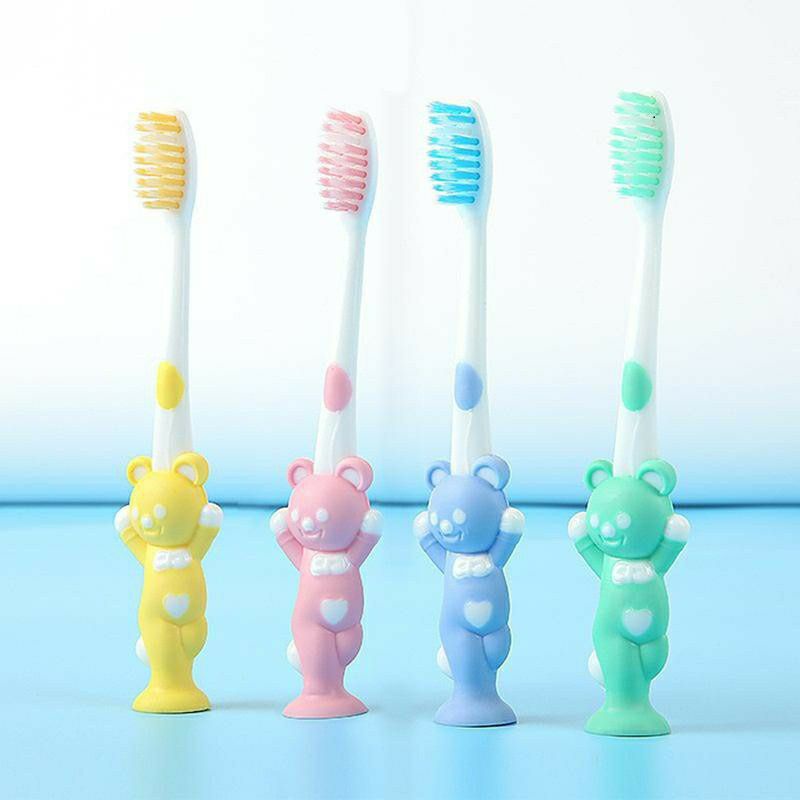 Set 4 bàn chải đánh răng cho trẻ em hàng xuất Nhật