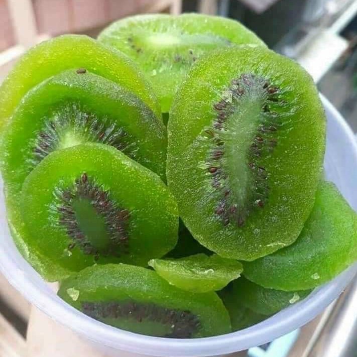 Mứt kiwi sấy dẻo chua ngọt đặc sản Đà Lạt hũ 500g