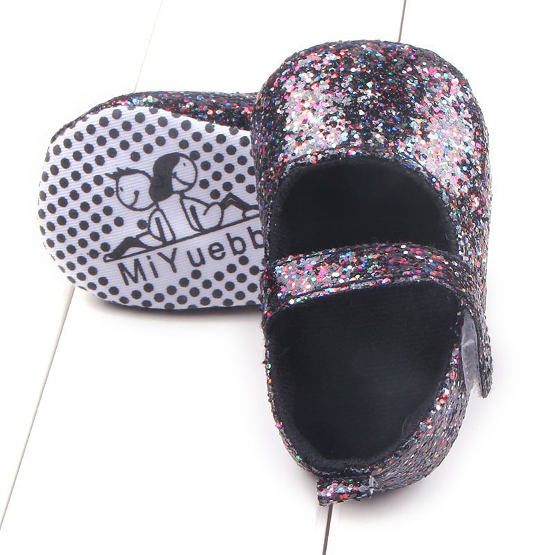 Giày búp bê kim tuyến lấp lánh xinh xắn cho bé