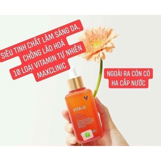 Tinh chất dưỡng trắng mãclinic vita 10