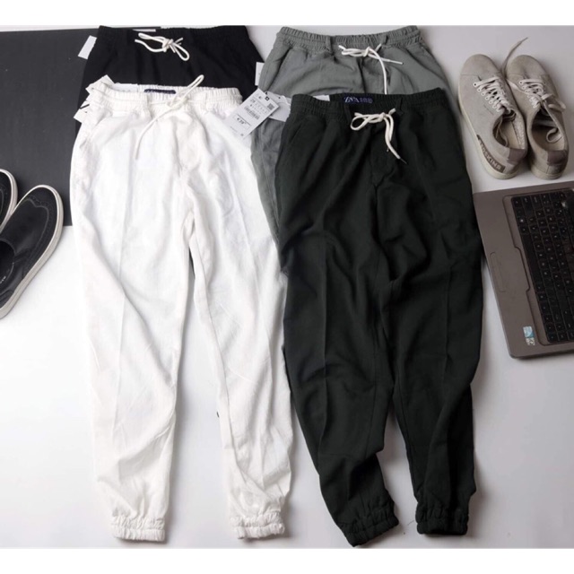 Quần jogger zara vài đũi xước