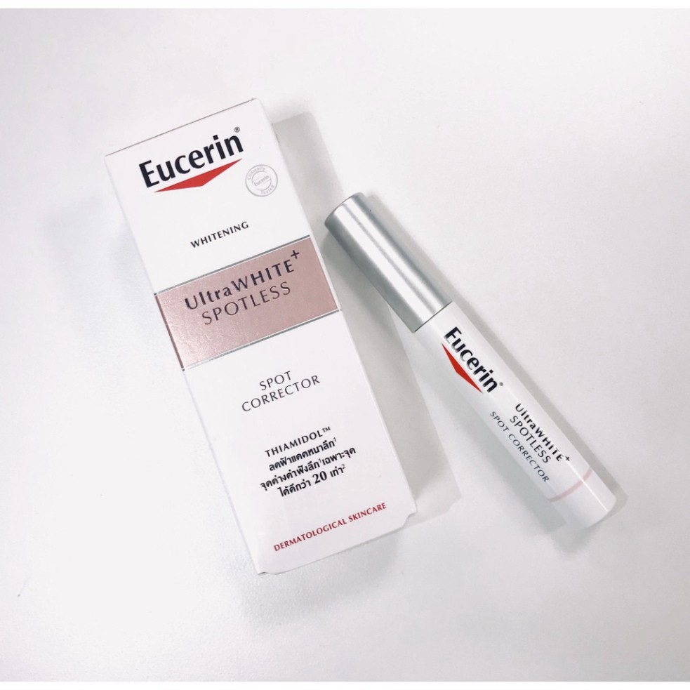 [CHÍNH HÃNG] Combo Eucerin bút chấm giảm thâm nám Ultrawhite+ Spotless 5ml &amp; sữa rửa mặt trắng da cleansing foam 150g 83