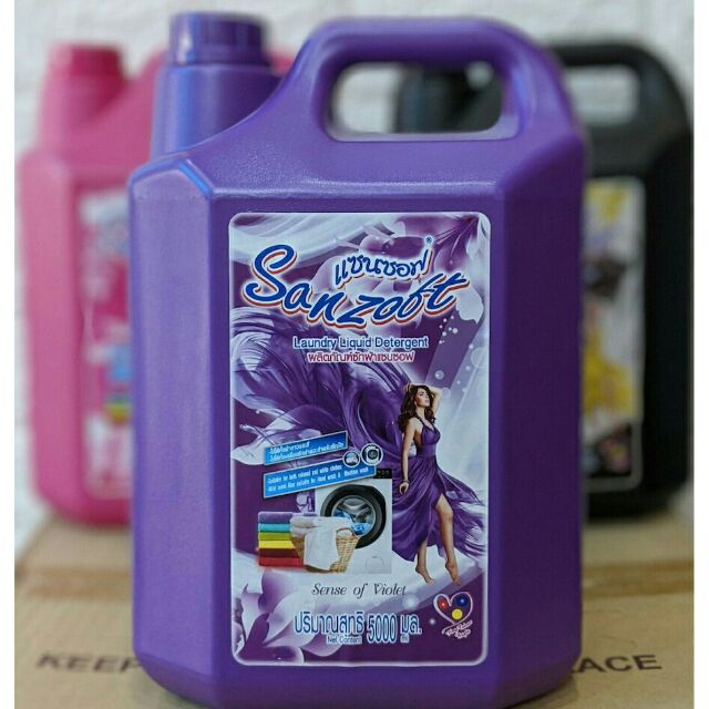 Nước giặt, xả thái lan, sanzoft 6 in 1