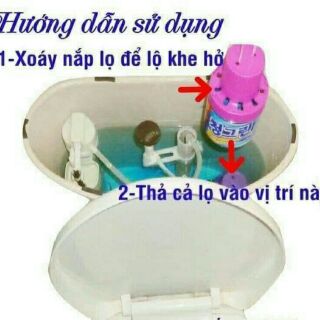 Chai thả bồn cầu siêu thơm Hàn Quốc