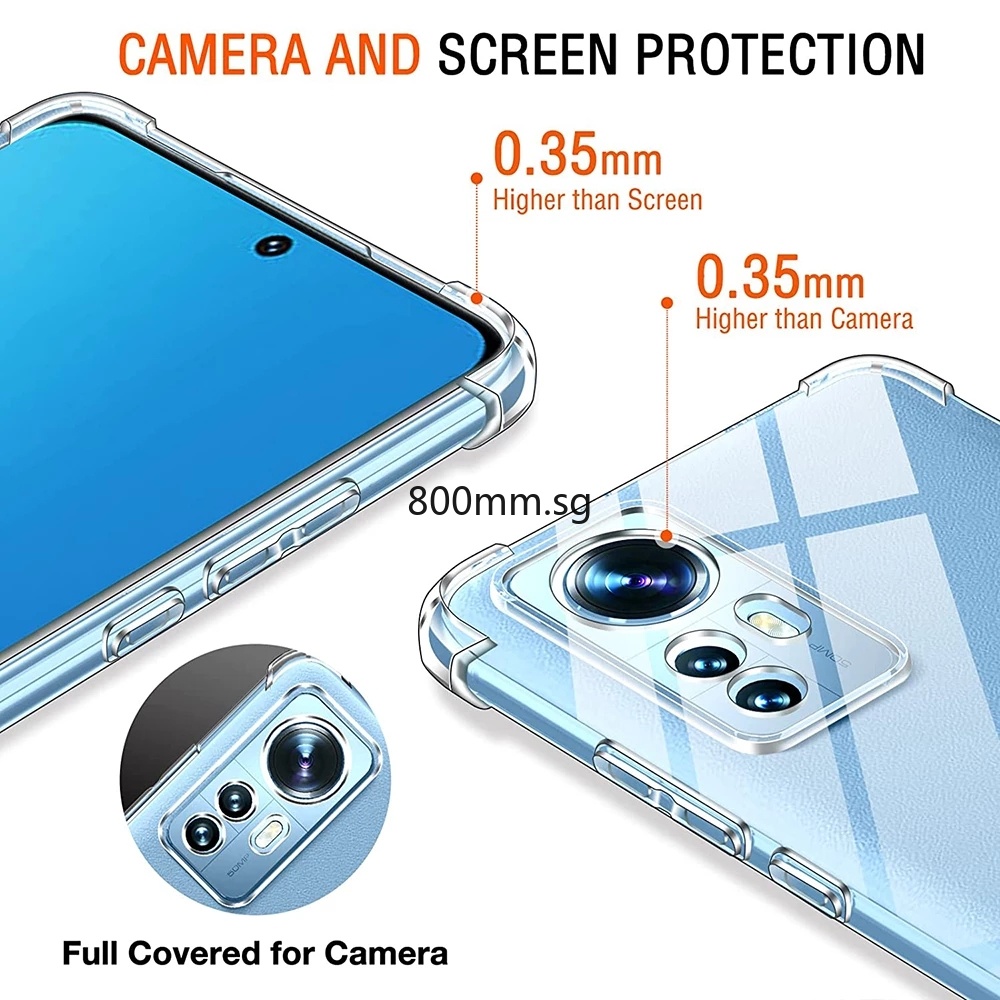 Ốp Điện Thoại Silicone Mềm Trong Suốt Cho Xiaomi 12 Lite 5G 12X 11T Pro Redmi Note 11 10 9T 9s 9 Pro Max Poco X4 GT X3 M4 Pro 5G NFC M3 F3