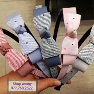 Cài tóc đính nơ vải - pb2