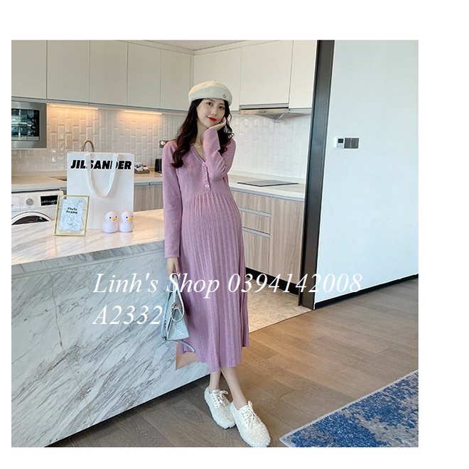 Váy Bầu Đầm Bầu LEN A2332