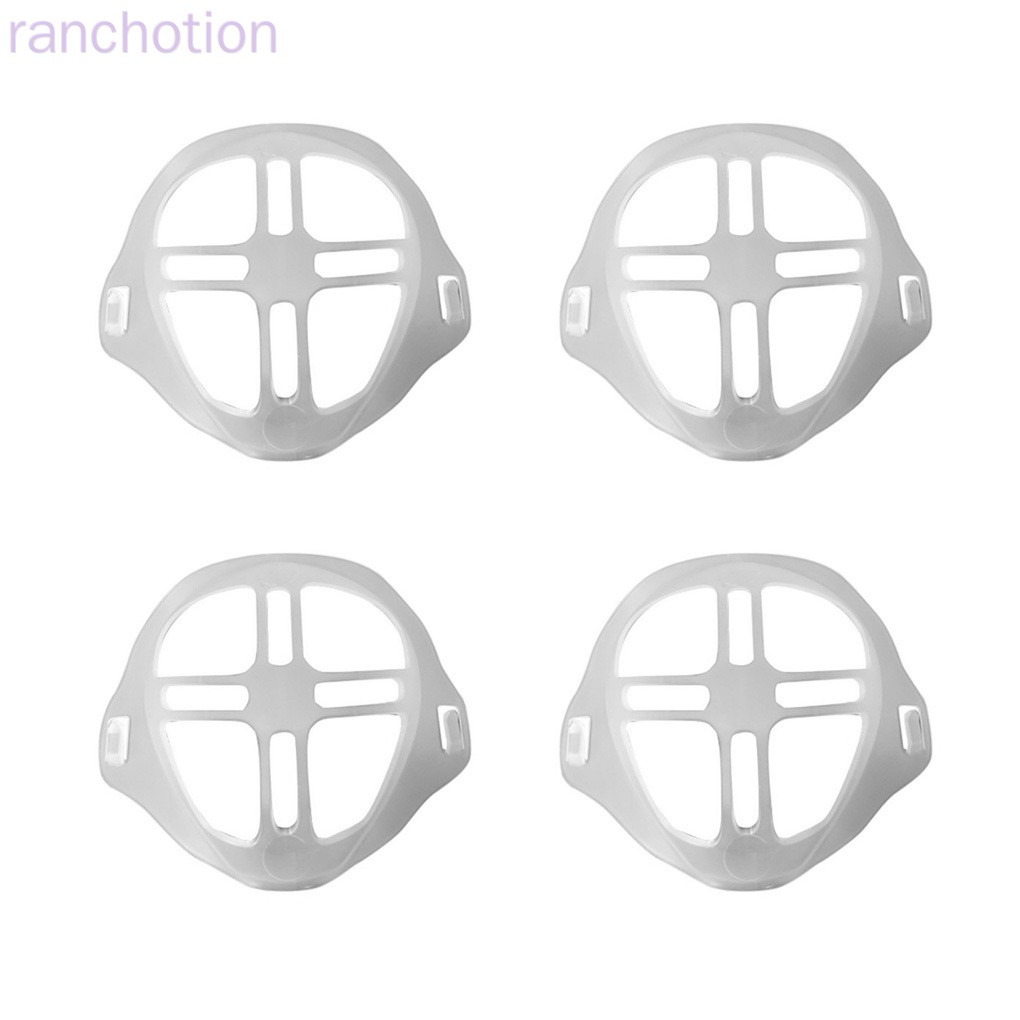 (Hàng Mới Về) Set 4 Khẩu Trang 3d Bằng Silicon Thoáng Khí Chất Lượng Cao