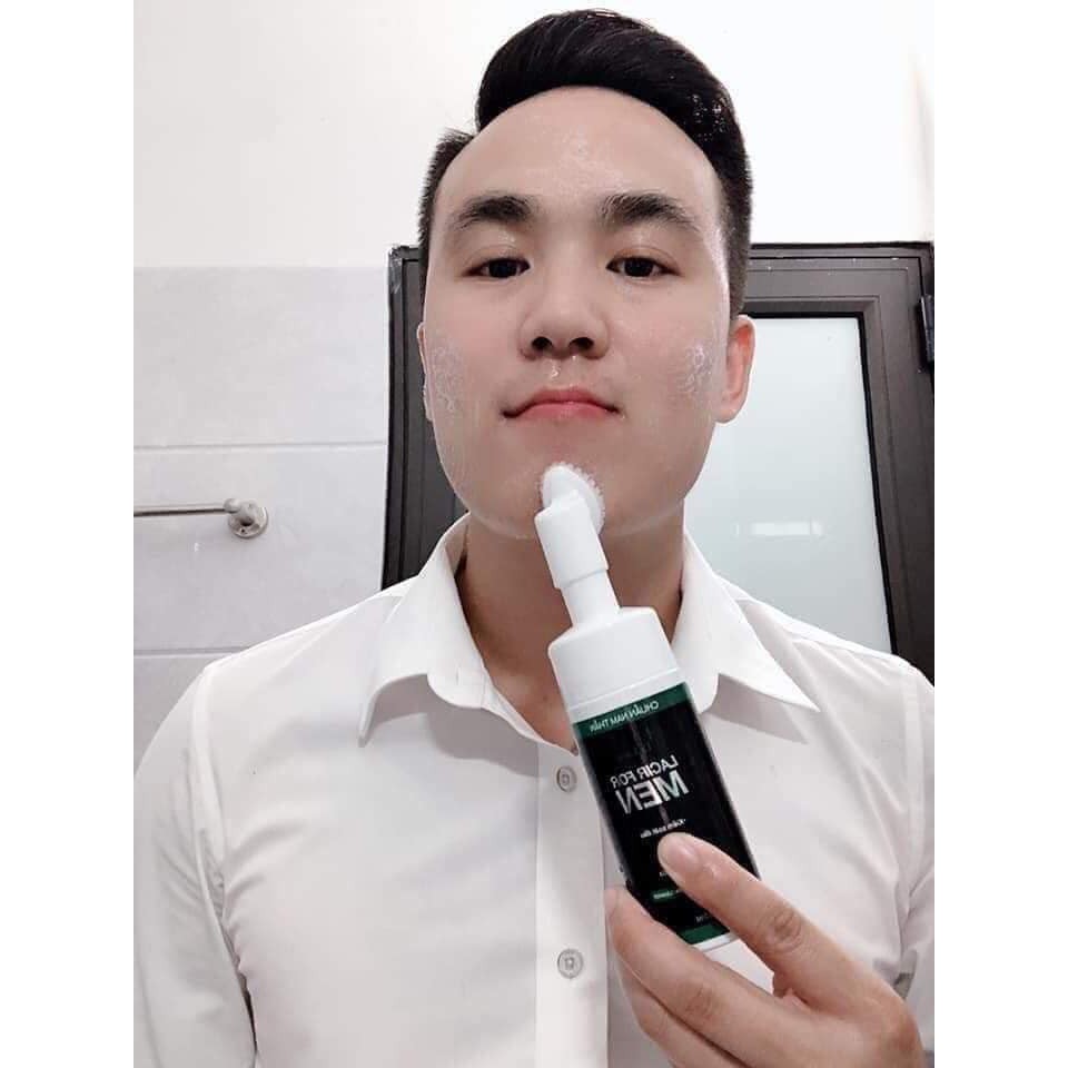 Sữa Rửa Mặt Nam Dr Lacir - Lacir For Men - Đầu cọ sillicon sạch gấp 10 lần