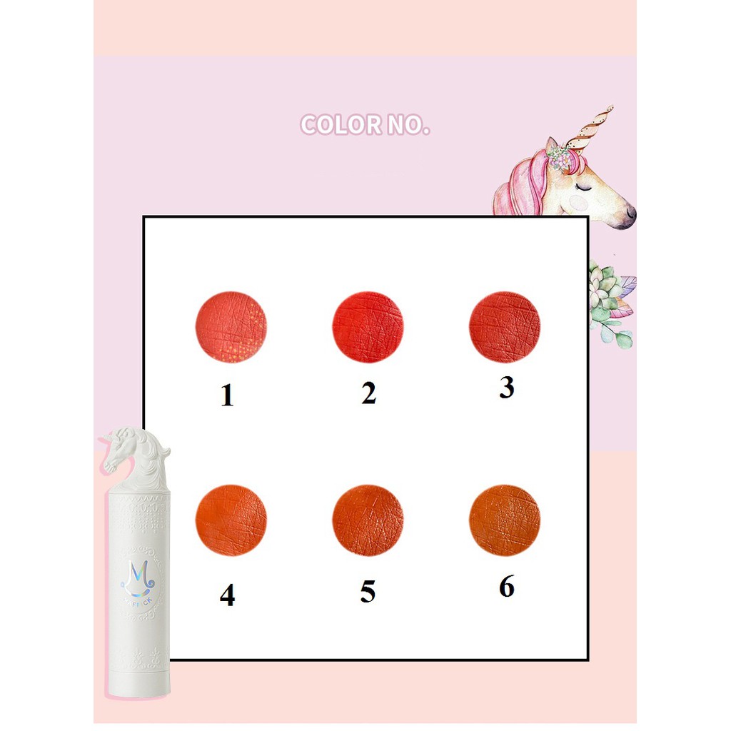 🦄 MF103 A3 Son Sáp Unicorns Maffick Siêu Mềm Mịn Lì, Bám Màu Tốt, Thơm Mùi Chocolate
