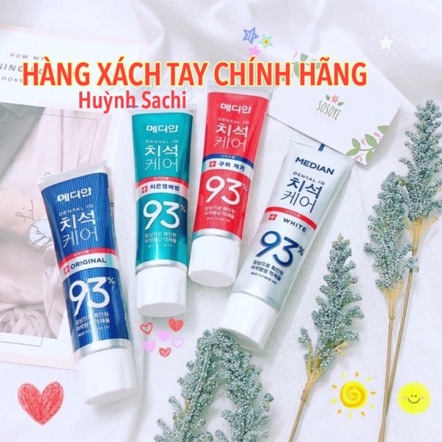 Kem Đánh Răng Median Hàn Quốc Hàng Xách Tay