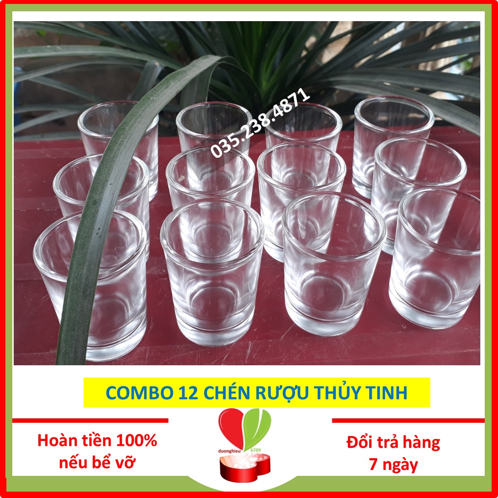 [Tặng Bật Bia] Bộ Chén Uống Rượu, Ly Uống Riệu Cực Sang - Duonghieu6789