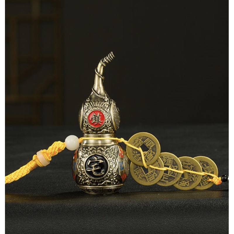Hồ Lô Bát Quái Phong Thủy 10cm x 4.5cm- Vật Phẩm Phong Thủy- Yinyang Shop