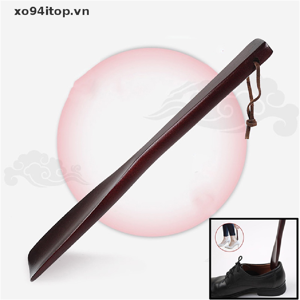 Xoitop Dụng Cụ Hỗ Trợ Mang Giày Bằng Gỗ Với Tay Cầm Dài Linh Hoạt Tiện Dụng