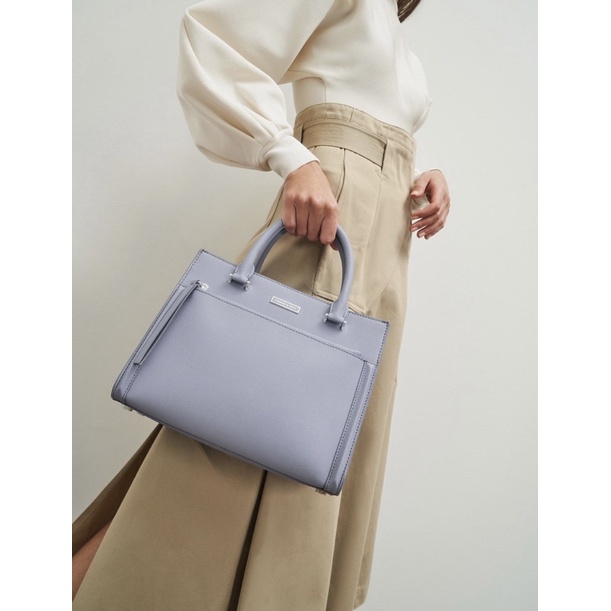 Túi CNK công sở ngăn khoá kéo đằng trước có dây đeo chéo CK2-30781467