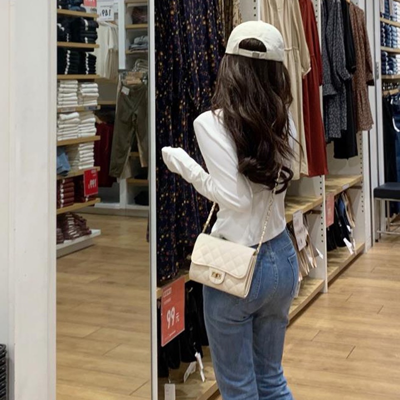 IELGY Áo Thun Ngắn Dáng Ôm Thiết Kế Độc Đáo Thời Trang Cho Nữ