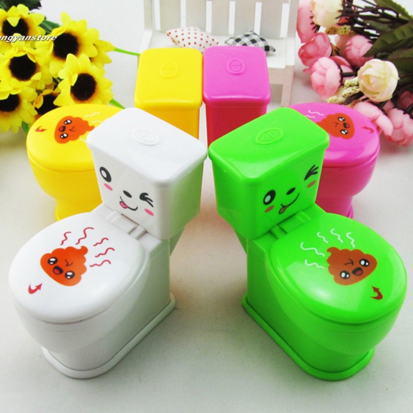Đồ chơi phun nước hình bồn cầu độc đáo dành cho trẻ em nhà vệ sinh phân phun nước độc đáo