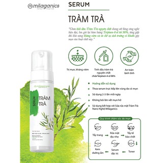 Serum Tràm Trà Milaganics 30ml