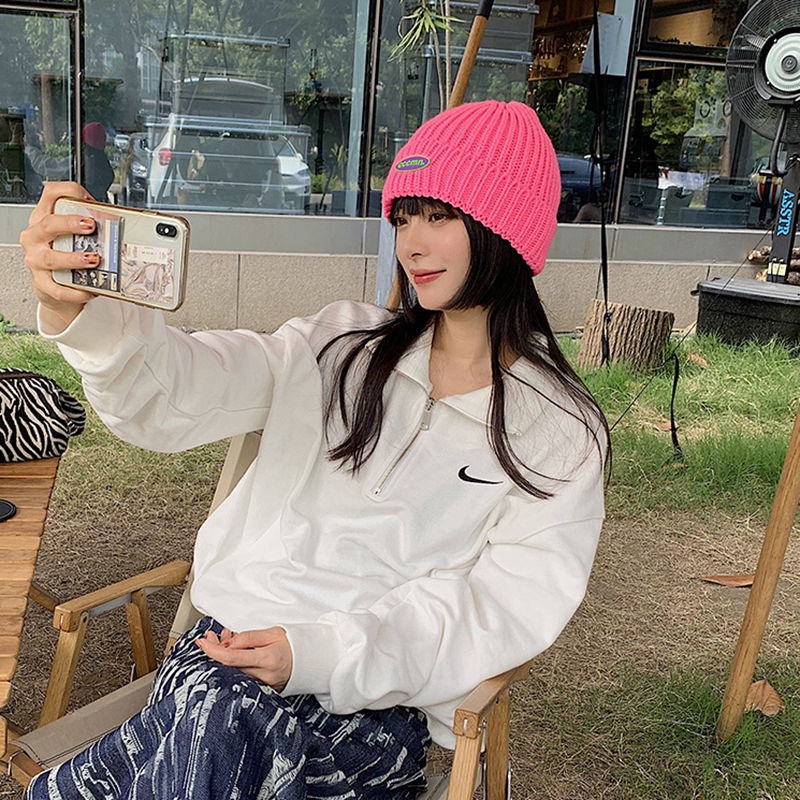 Mũ len giữ ấm mùa đông phong cách Hàn Quốc thời trang