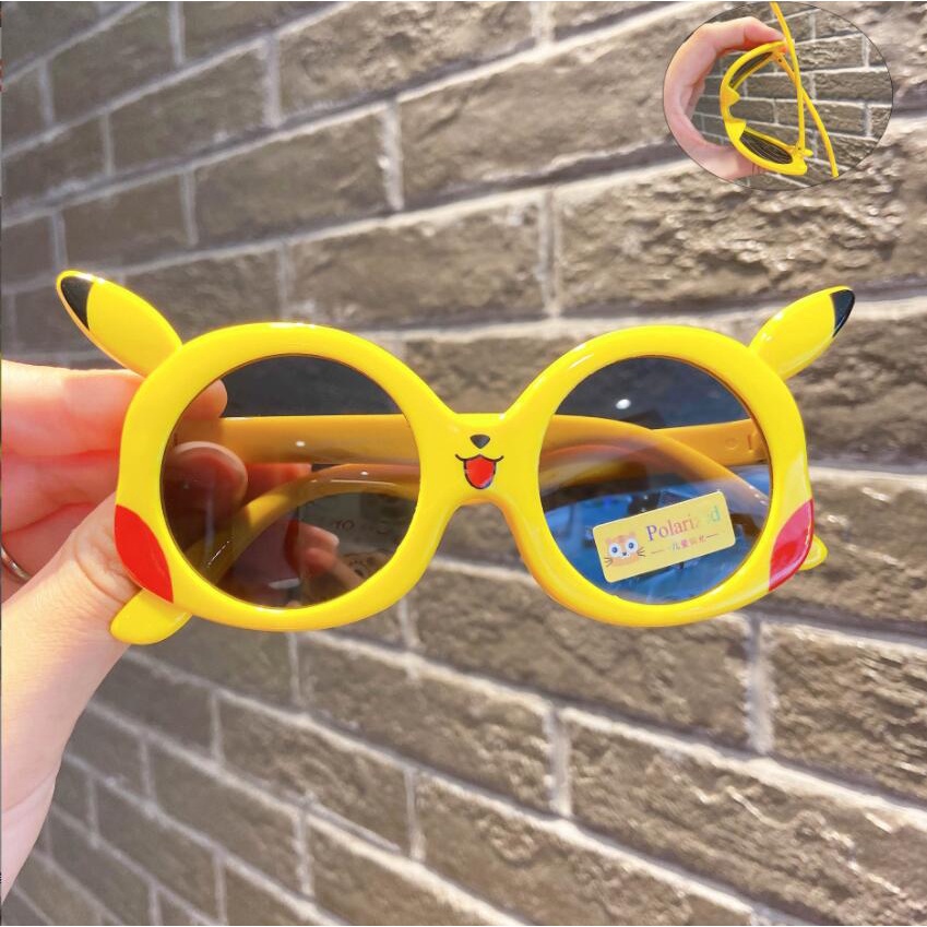 Kilii Kính Mát Phân Cực Chống Tia UV Họa Tiết Hoạt Hình Dễ Thương Dành Cho Nữ