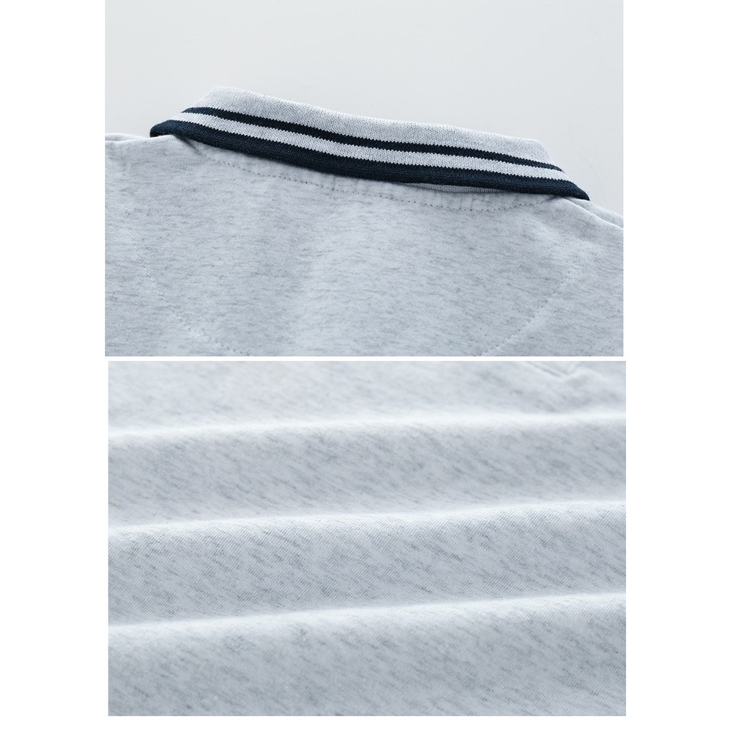 Áo thun POLO bé trai size 12-22kg thêu miệng cười-HÀNG QCCC