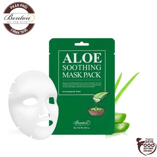 Mặt Nạ Dưỡng Ẩm Da Nhạy Cảm , Da Mụn Benton Aloe Soothing Mask Pack 23g