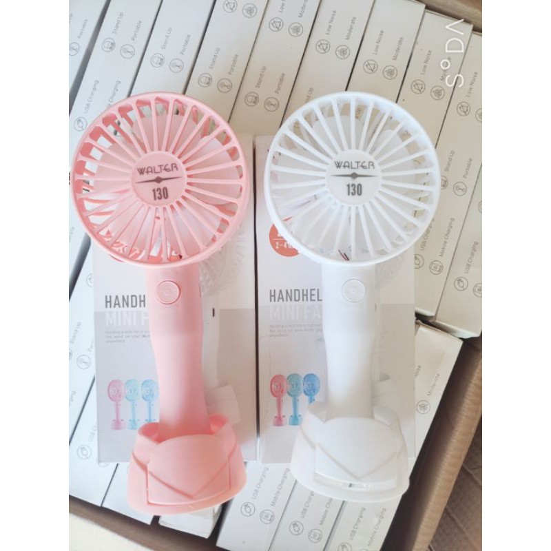 QUẠT MINI CẦM TAY 3 TỐC ĐỘ CÓ ĐÈN SẠC TÍCH ĐIỆN