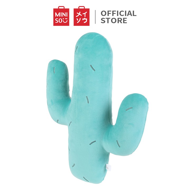 Gối ôm Miniso hình xương rồng (Xanh lá) - Hàng chính hãng