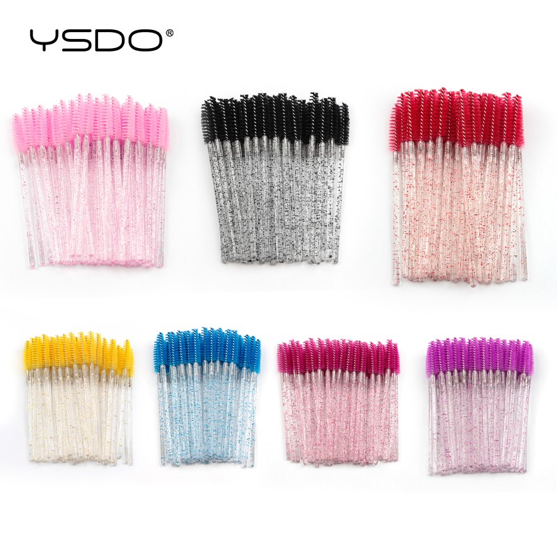 Set 50 Cọ Trang Điểm Lông Mi Mini Dùng Một Lần
