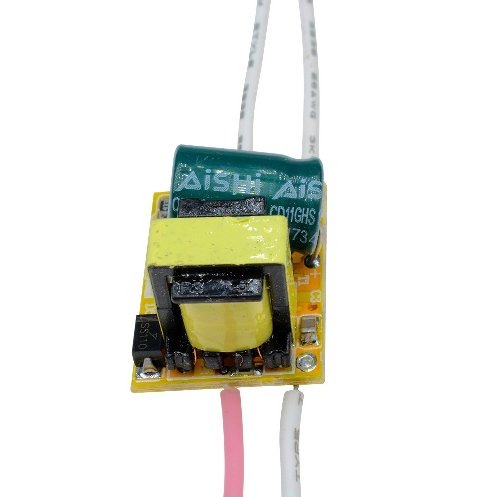 DIYMORE Bộ biến áp điều khiển đèn LED AC 85-265V 3W chất lượng cao