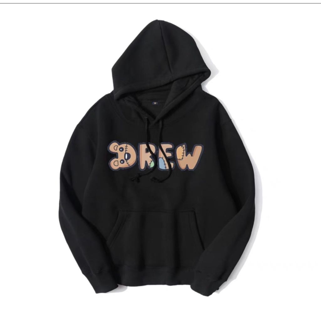 Áo Hoodies Nam Drew Chui Đầu Chất Nỉ Dày Mềm Mịn Có Nón Form Rộng Mặc Đẹp Che Nắng Tốt NEW UNISEX
