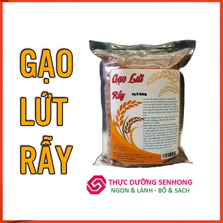 Gạo lứt rẫy (1kg) Gạo sạch hữu cơ trồng và chăm sóc thuận tự nhiên.