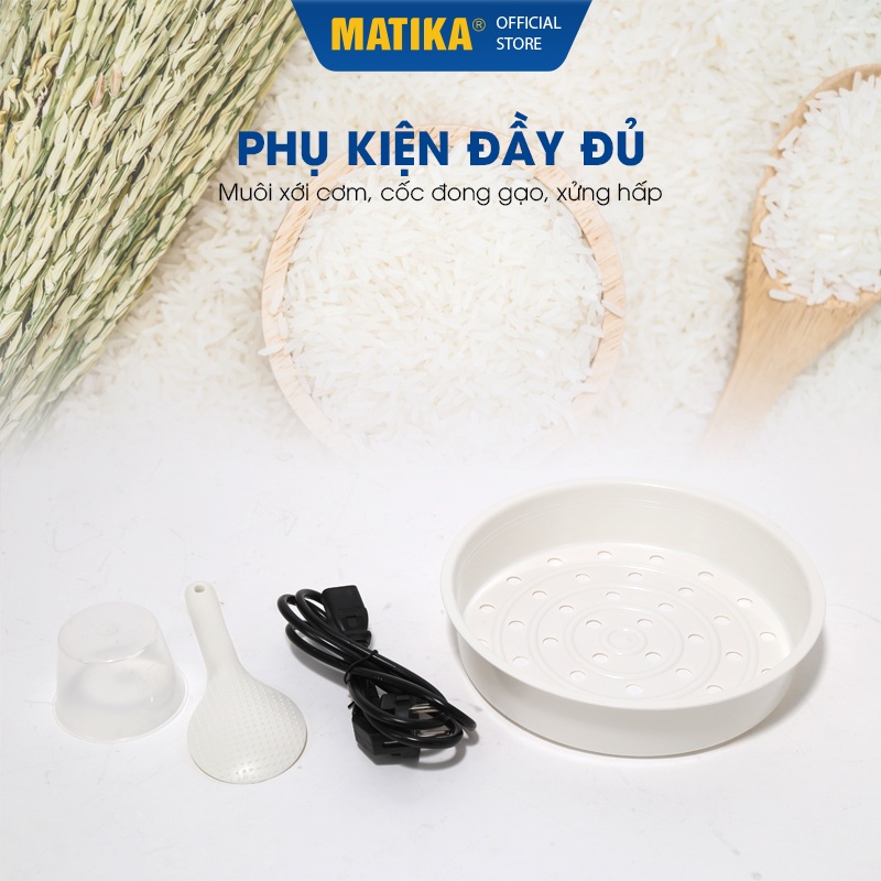 Nồi Cơm Điện MATIKA 1.8L MTK-RC1812