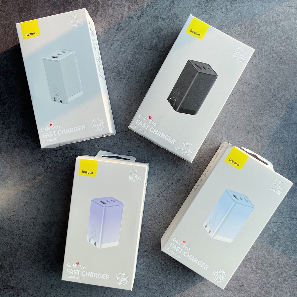 Củ sạc nhanh GaN3Pro 65W USB Quick Charge 4.0