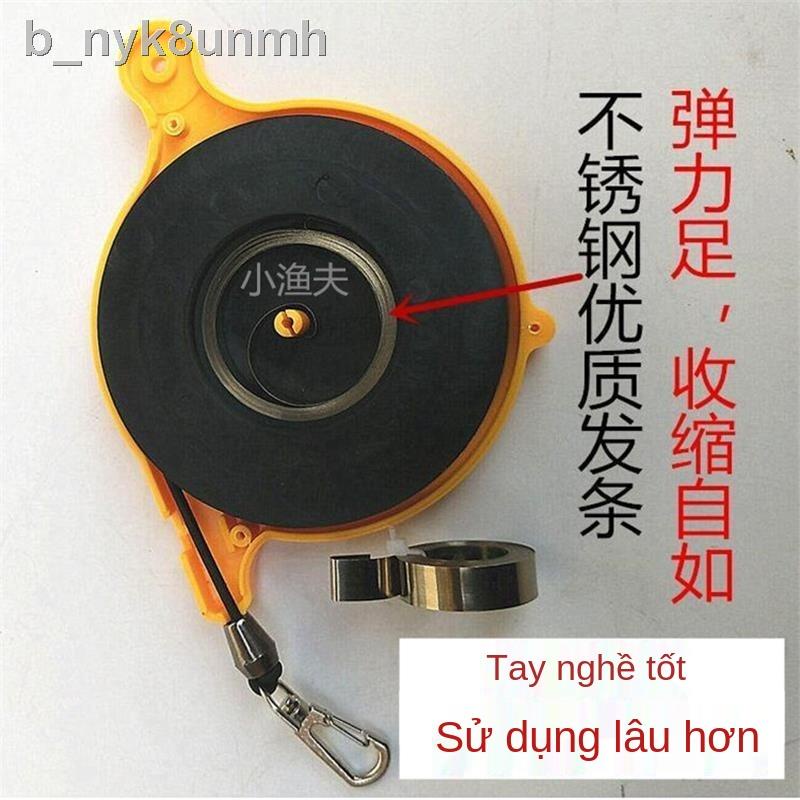 (HÀNG HOT)Cần câu dạng hộp cá tự động dây nhỡ rút có thể thu vào bảo vệ độ đàn hồi cao đặt thiết bị trượt cho dụng cụ