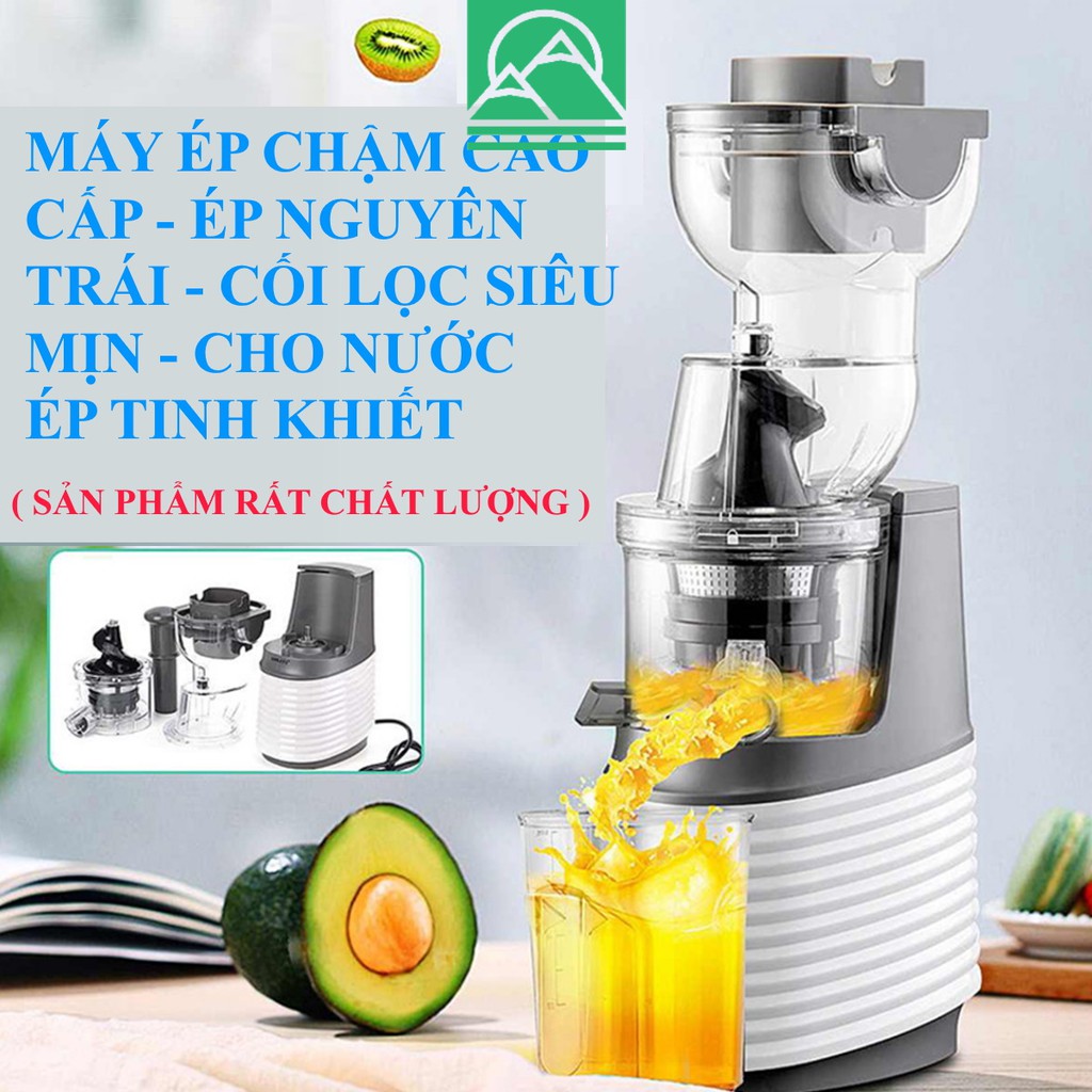 MÁY ÉP TRÁI CÂY, MÁY ÉP CHẬM SOKANY JE-32 cao cấp chính hãng ép kiệt nước 100%