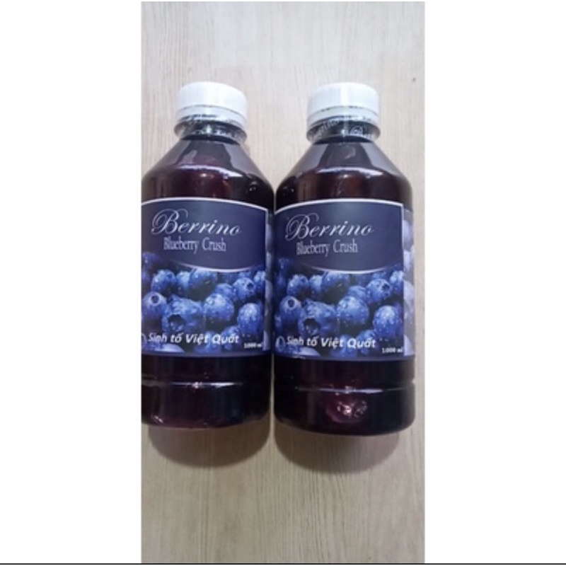 Sinh Tố Việt Quất Berrino chai 1000ml