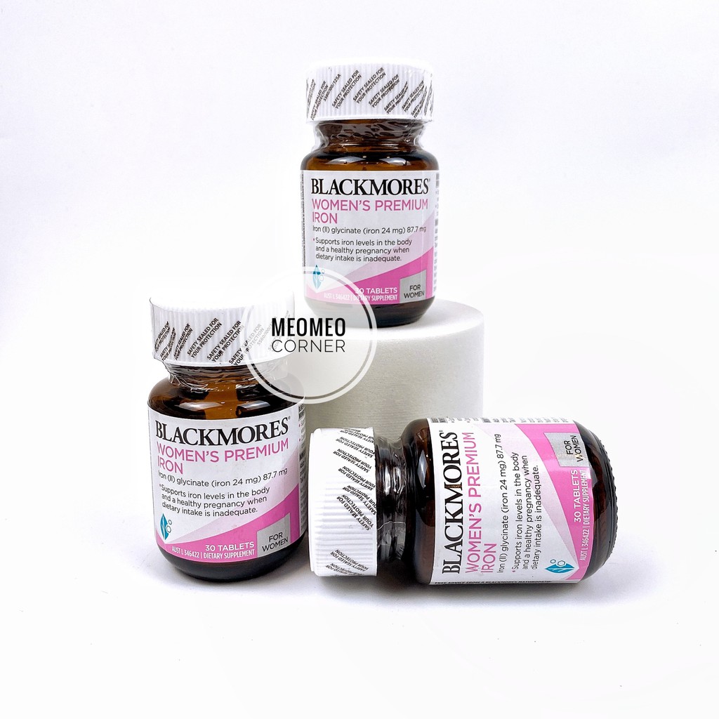 Viên sắt Blackmores Iron sắt bầu Úc