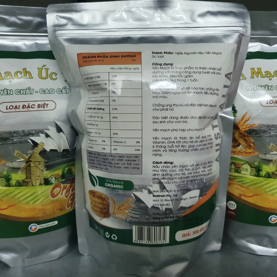 [CHÍNH HÃNG] 👌 Yến mạch Úc tươi 1kg