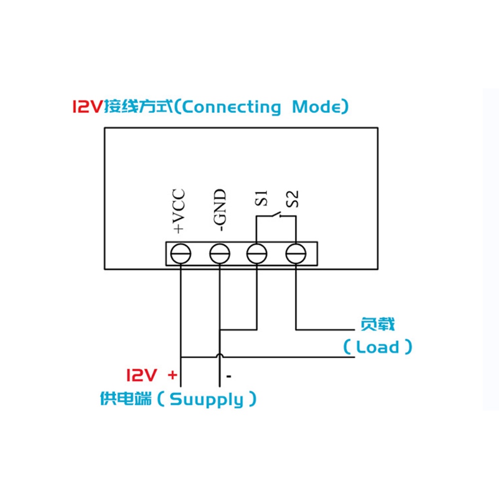 Thiết bị đo nhiệt độ kỹ thuật số có đèn led PCBFUN W3230 12V 24V 110-220V
