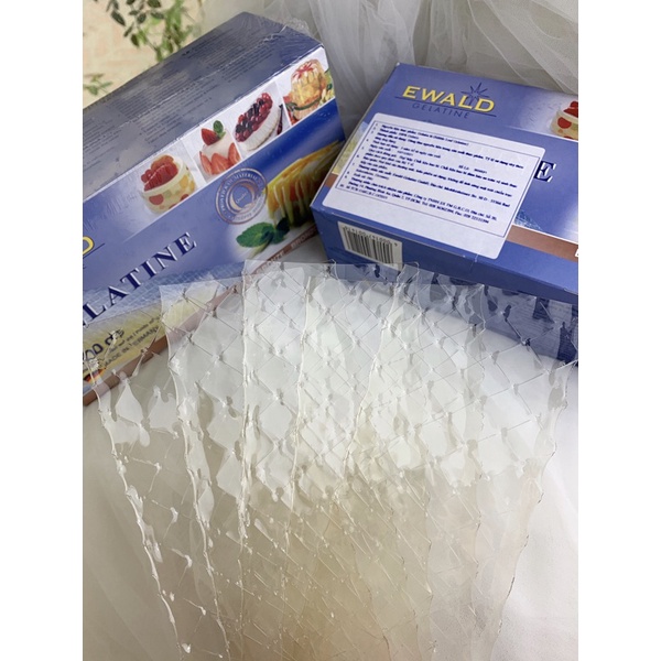 Gelatine lá Ewald Đức - Sét 10 lá
