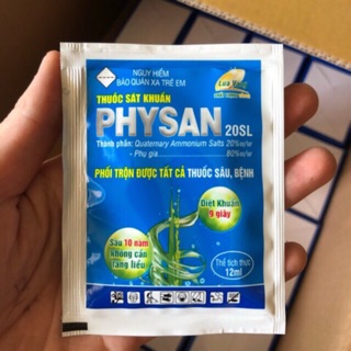 Sát khuẩn Phýan 20 SL trị thối nhũn cây, cháy lá gây hại cho cây